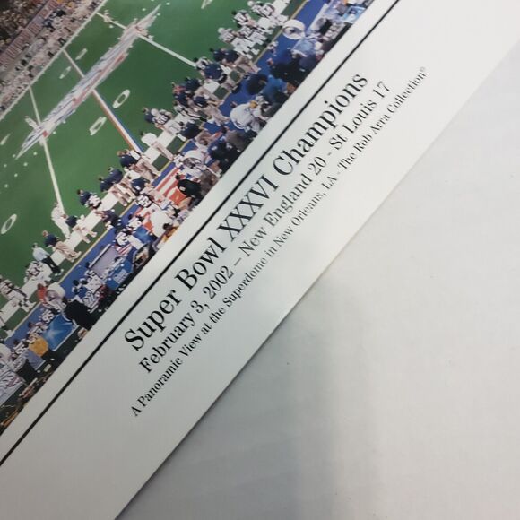 Super Bowl XXXVI Champions New England v St Louis February 3 2002 Superdome New - Picture 2 of 7